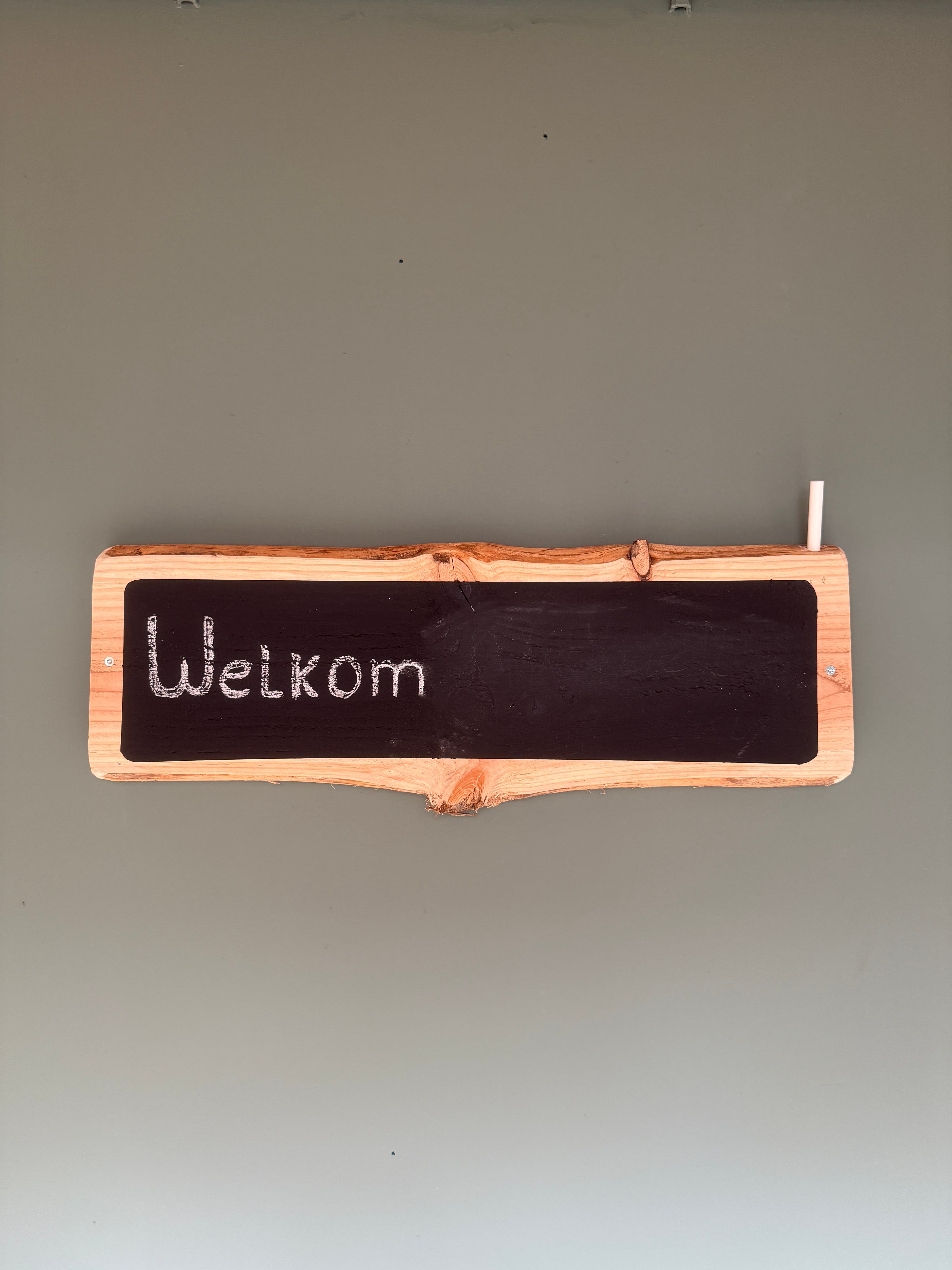 Bij binnenkomst in de praktijk, voel je welkom